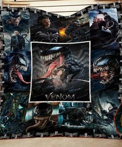 Marvel Venom Personalized Quilt Bedding Set - Great for Bedroom Decoration and Family Gifts
