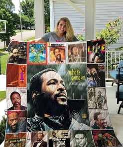 Marvin Gaye Blanket Quilt Bedding Set - Personalized Bedroom Decor for Home Decoration and Gifts for Family