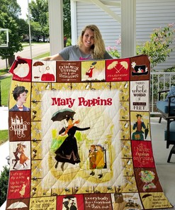 Mary Poppins Walt Disney Quilt Bedding Set Blanket Gift Birthday Christmas Julie Andrews