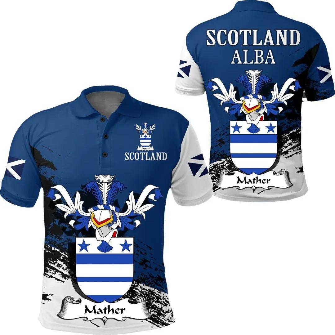 Mather or Madder Scottish Family Crest Scotland Special Polo Shirt - Golf Shirt