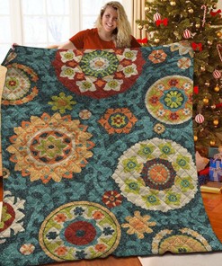 Medallion Quilt Bedding Set Bedroom Decor, Gifts for Family