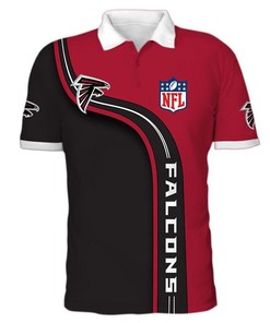 Men's Atlanta Falcons Polo Shirt 3D