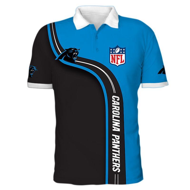 carolina panthers dri fit polo