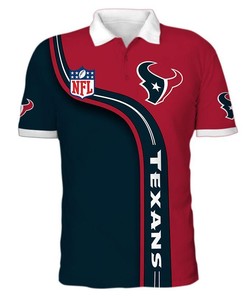 Men's Houston Texans Polo Shirt 3D