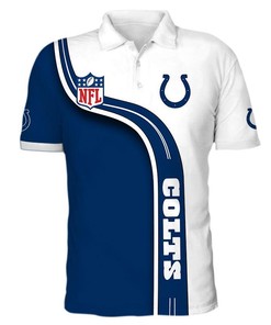 Men's Indianapolis Colts Polo Shirt 3D Gifts for Fans