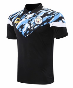 Mens Manchester City Polo Shirt Black 2020/21