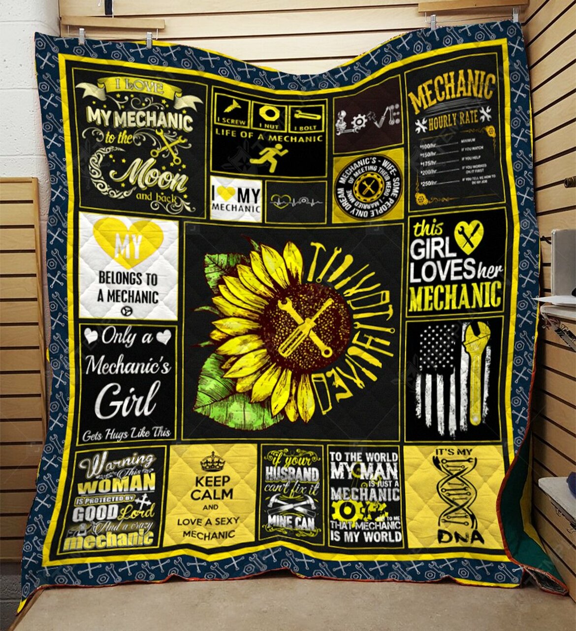 Merchanic Girl Blanket 3D Printing Quilt Blanket Bedding Set Bedroom Decor and Gifts for Family