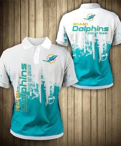 Miami Dolphins 3D Polo Shirt Gifts for Fans