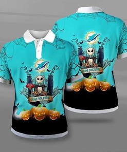 Miami Dolphins Halloween Polo Shirt Gifts for Fans