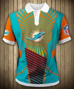 Miami Dolphins Sunlight Casual Polo Shirt Gifts for Fans