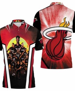 Miami Heat Legends All Times Retro City For Fan Polo Shirt