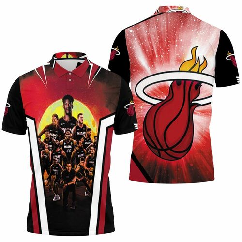 Miami Heat Legends All Times Retro City For Fan Polo Shirt