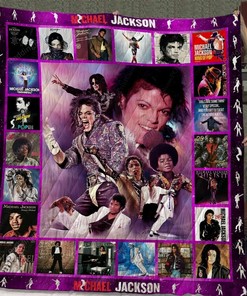 Michael Jackson King Of Pop Quilt Bedding Set Blanket Gift For Fans, Birthdays,
