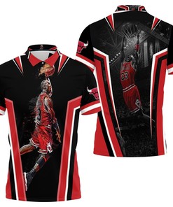 Michael Jordan Chicago Bulls Dunk Polo Shirt