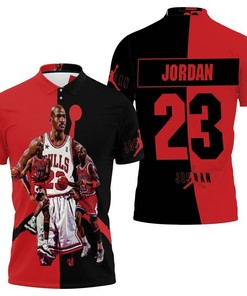 Michael Jordan Chigago Bulls 23 Legend 3D Polo Shirt