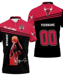 Michael Jordan The Last Dance Chicago Bulls Signed For Fan 3D Polo Shirt for Fans