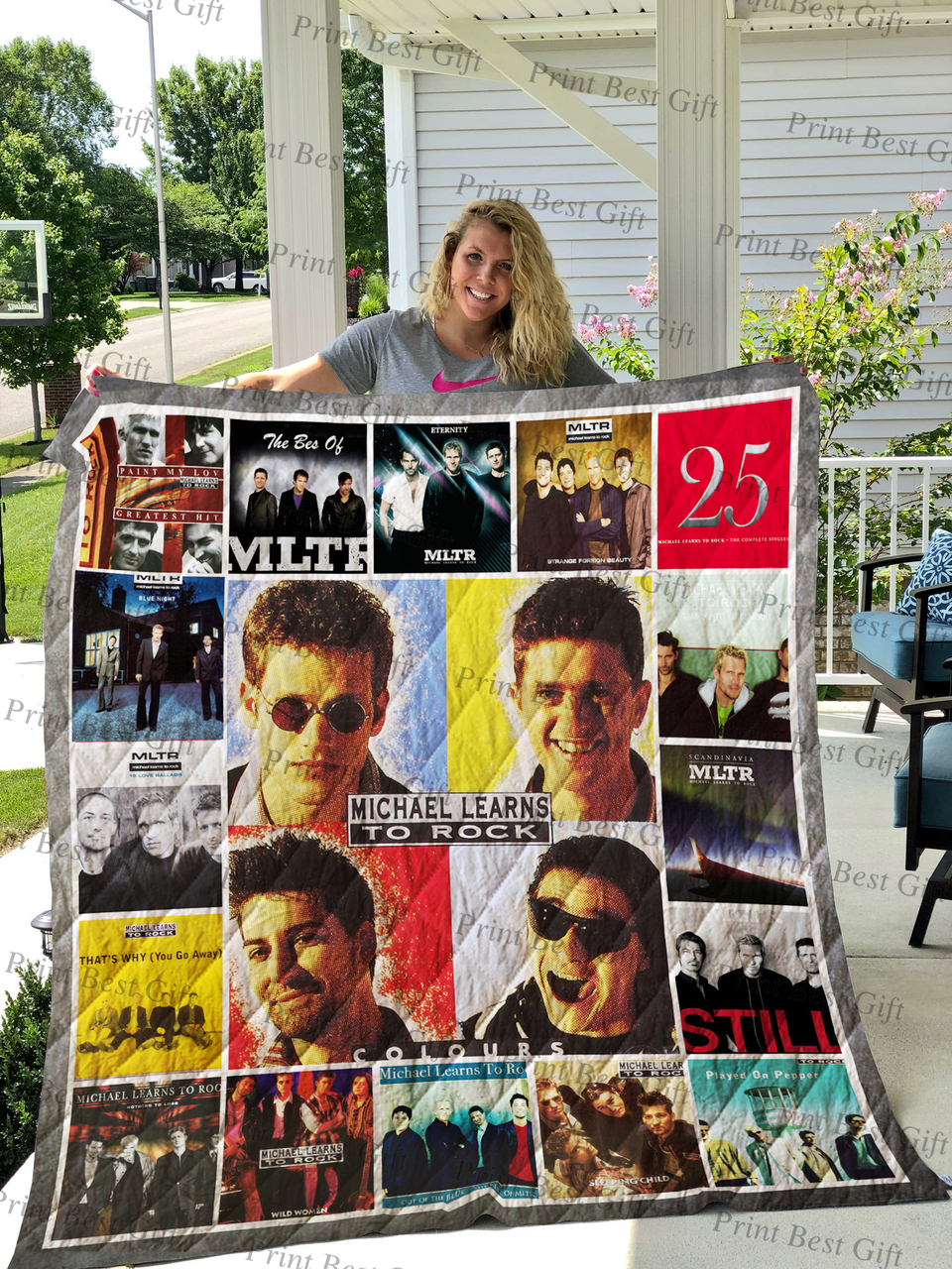 Michael Learns To Rock Albums Cover Poster Quilt Bedding Set Bedroom Decor, Gifts for Family