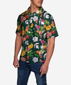 Michigan State Spartans Fruit Flair Short Sleeve Polo