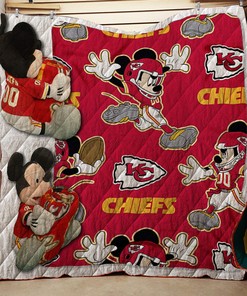 Mickey Hugger And Fleece Throw Quilt Bedding Set Bedroom Decor, Gifts for Family