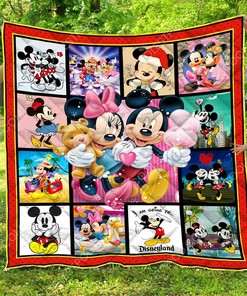 Mickey Mouse Quilt Bedding Set - Ideal for Disney Fans and Family Gifts