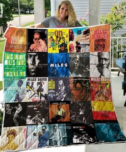 Miles Davis Quilt Bedding Set Blanket Limited Quilt Bedding Set Blanket Bedroom Decor, Gifts for Family