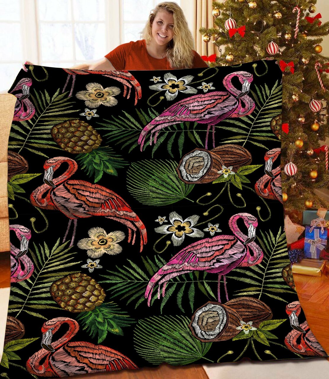 Mingo Quilt Bedding Set Ajm Bedroom Decor, Gifts for Family