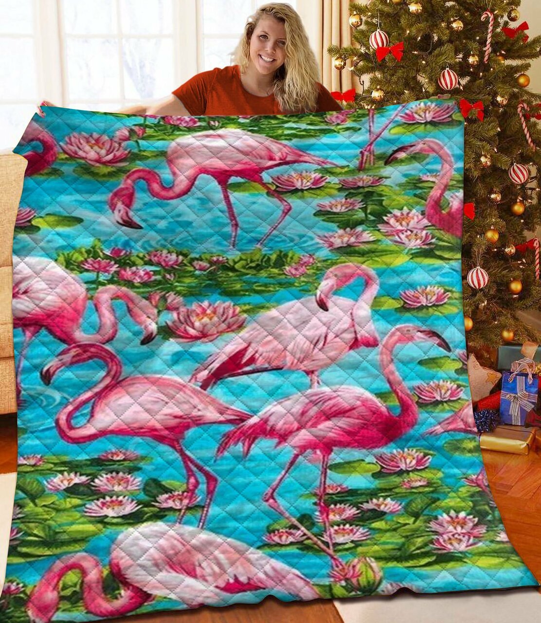 Mingo Quilt Bedding Set Akq Bedroom Decor, Gifts for Family