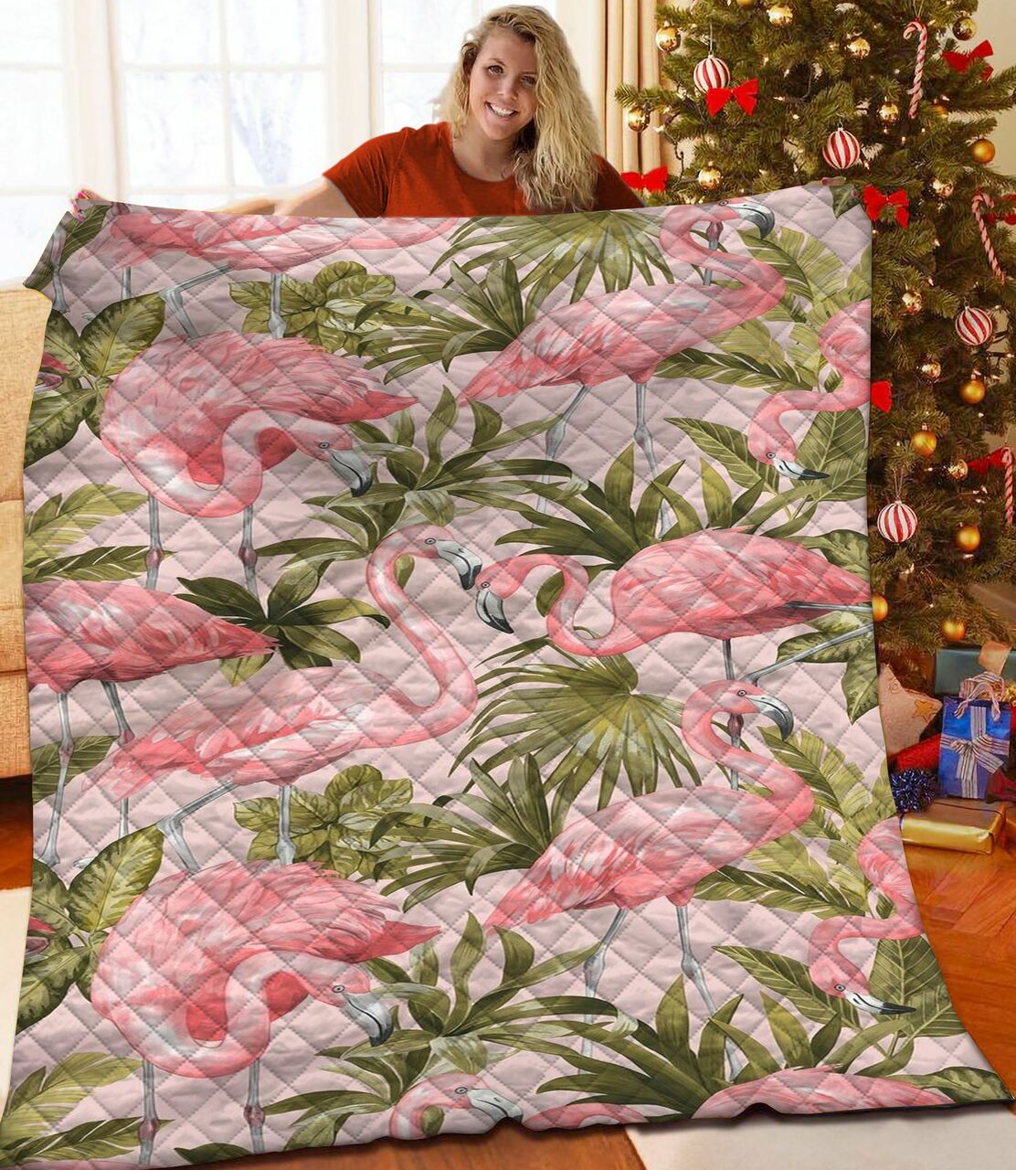 Mingo Quilt Bedding Set Bedroom Decor, Gifts for Family with Personalized Name, Ideal for Home Decoration and Picnic