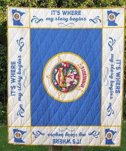 Minnesota Blanket Quilt Bedding Set for Home Decoration, Great for Bedroom Decor and Family Gifts