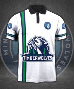 Minnesota Timberwolves 3D Polo Shirt