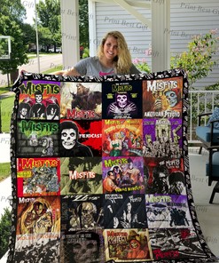 Misfits Albums Cover Personalized Quilt Bedding Set for Home Decoration and Gifts for Fans