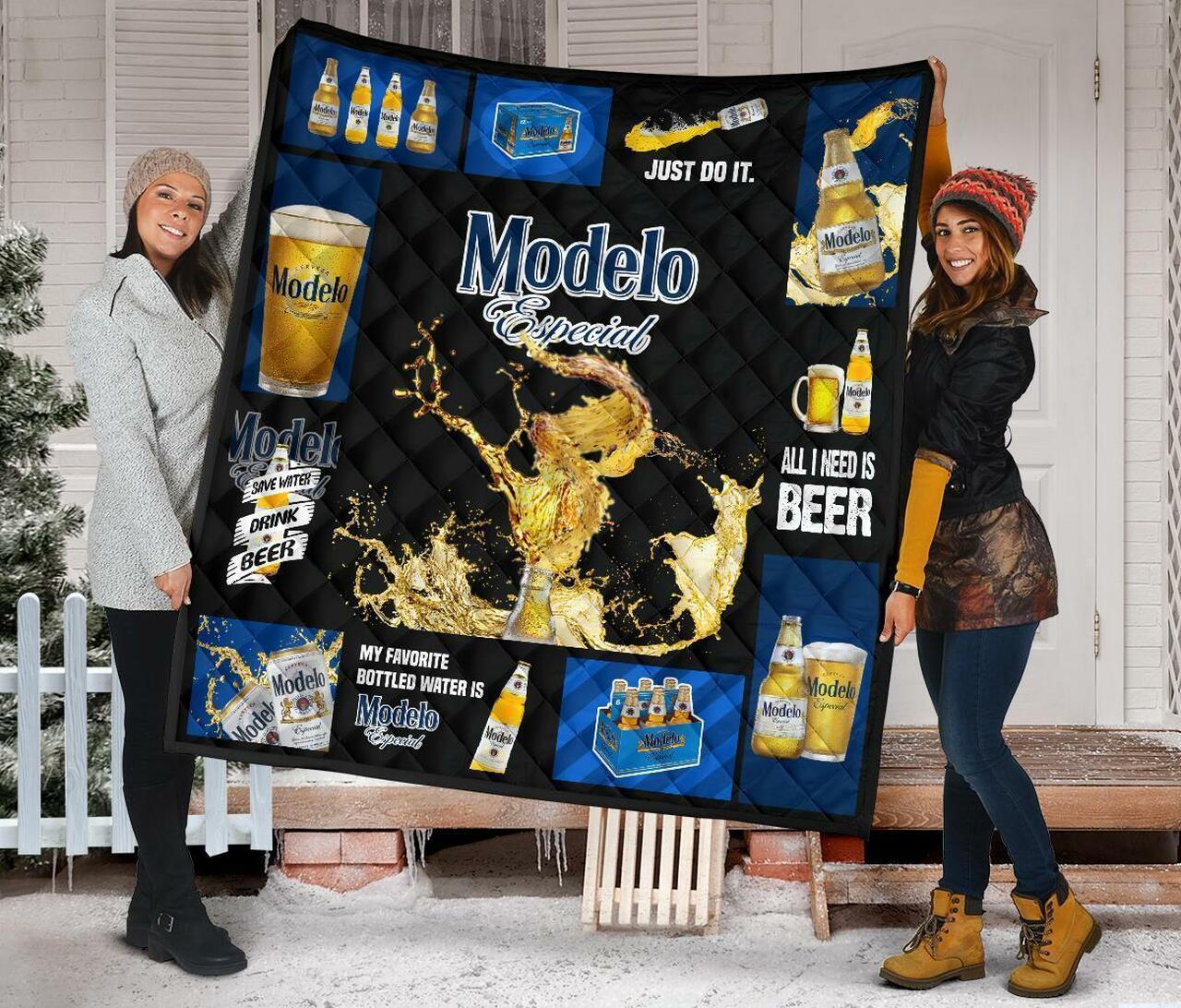 Modelo Especial All I Need Is Beer Gift Idea Quilt Bedding Set Bedroom Decor, Gifts for Family