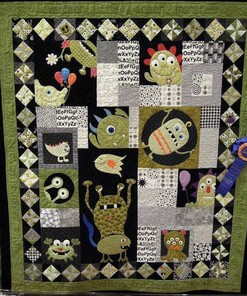 Monster Quilt Bedding Set Bedroom Decor, Gifts for Family