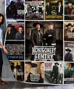Montgomery Gentry Albums Cover Quilt Bedding Set - Personalized Gifts for Family