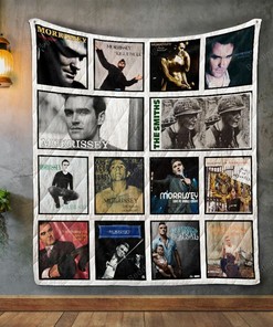 Morrissey Album Covers Quilt Bedding Set Blanket Bedroom Decor, Gifts for Family