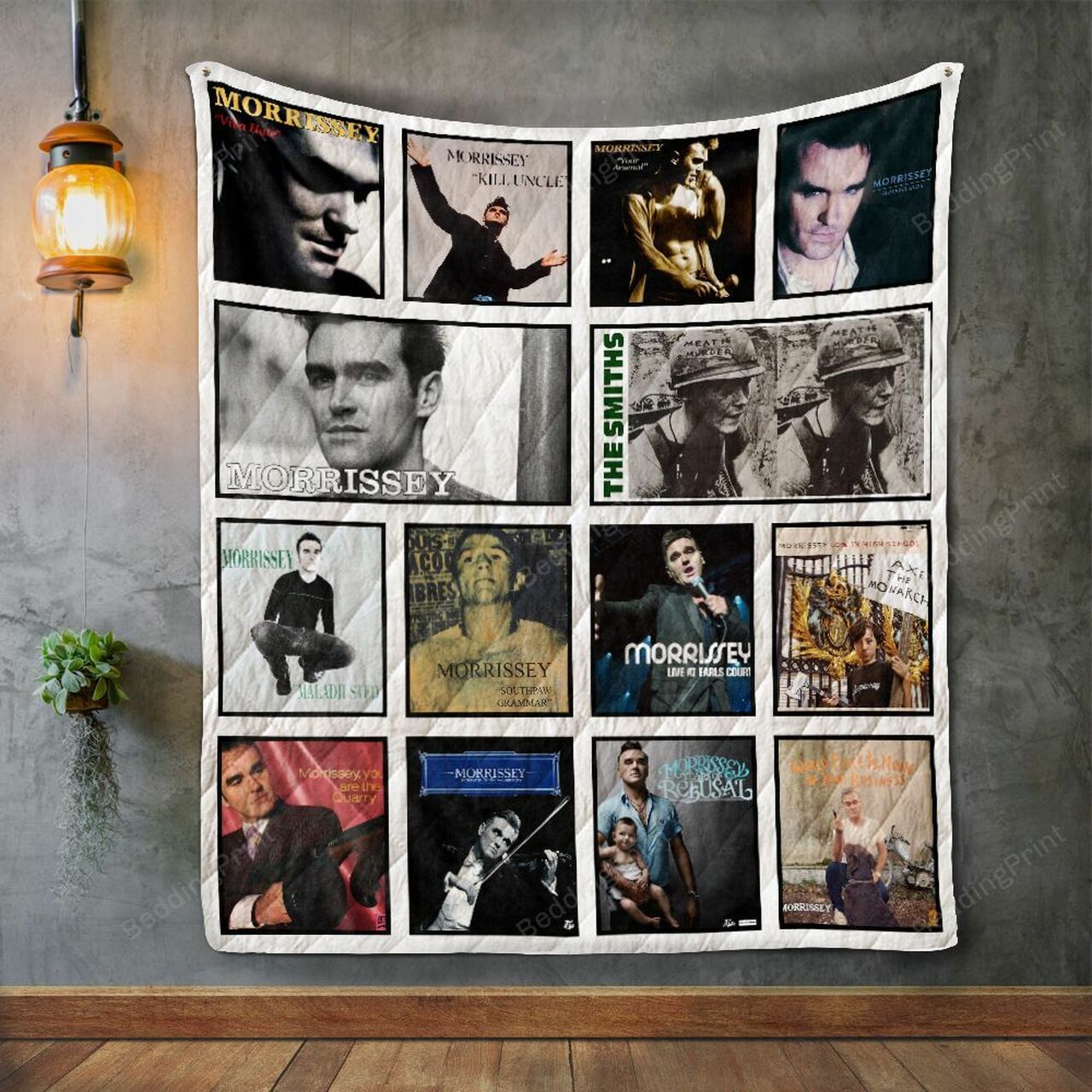 Morrissey Album Covers Quilt Bedding Set Blanket Bedroom Decor, Gifts for Family