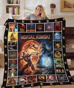Mortal Kombat Game Quilt Bedding Set Blanket Gifts Birthday Christmas Mortal Kombat