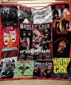 Motley Crue Tribute Personalized Quilt Blanket Bedding Set for Home Decoration and Gifts for Fans