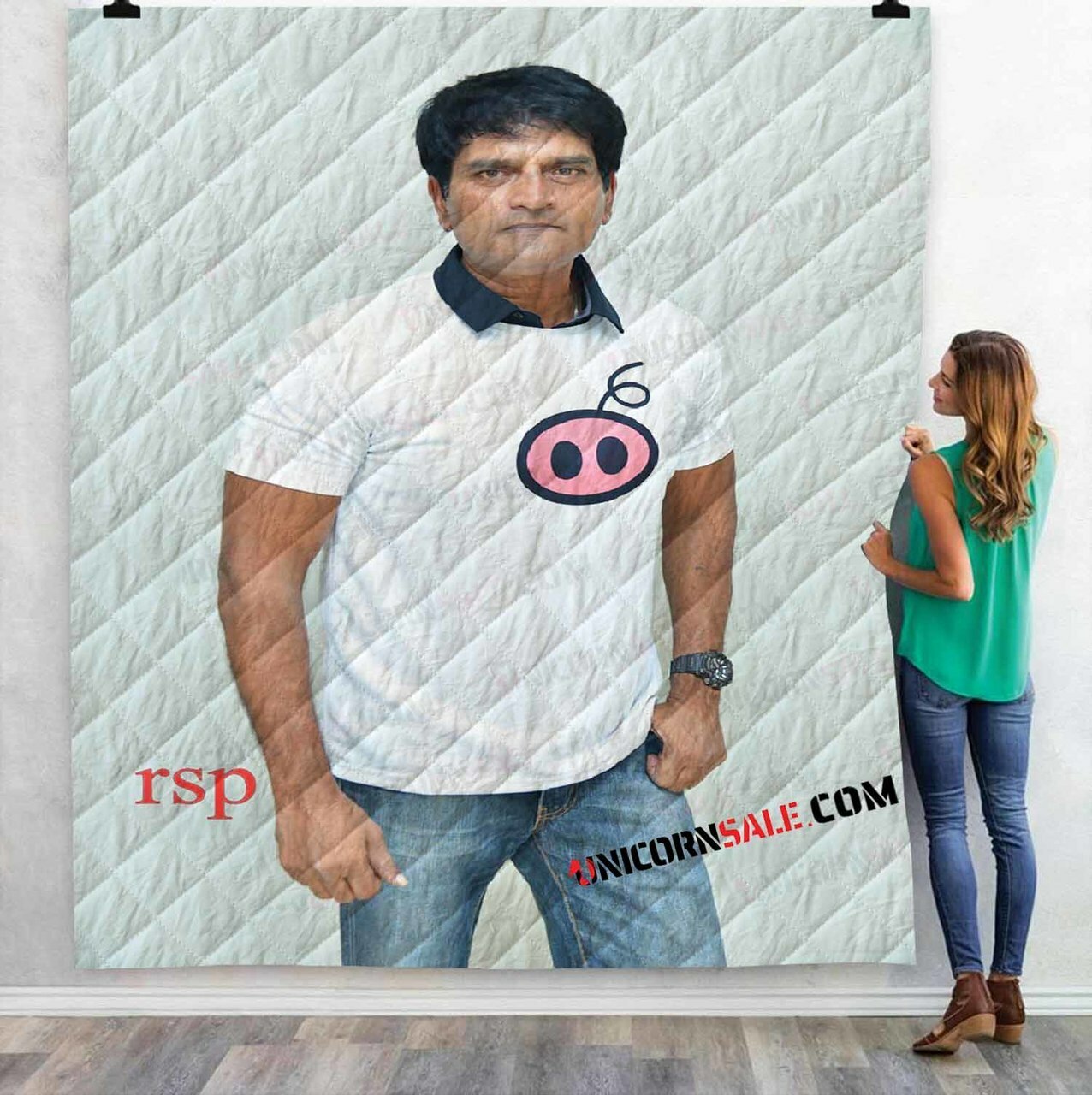 Movie Adhugo 3D Customized Personalized Quilt Bedding Set Blanket Bedroom Decor, Gifts for Family