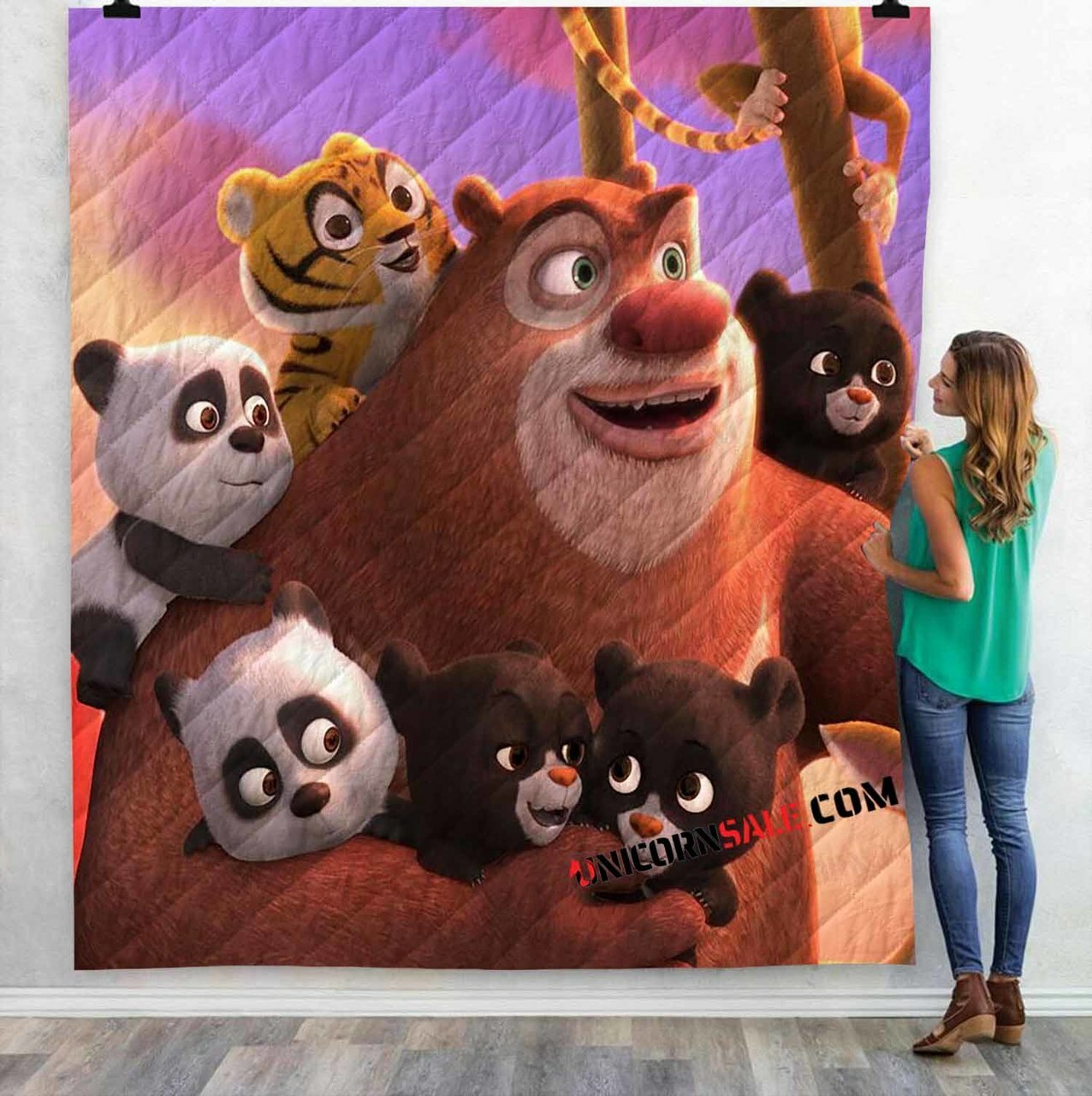 Movie Boonie Bears The Big Top Secret V 3D Customized Personalized Quilt Bedding Set Blanket