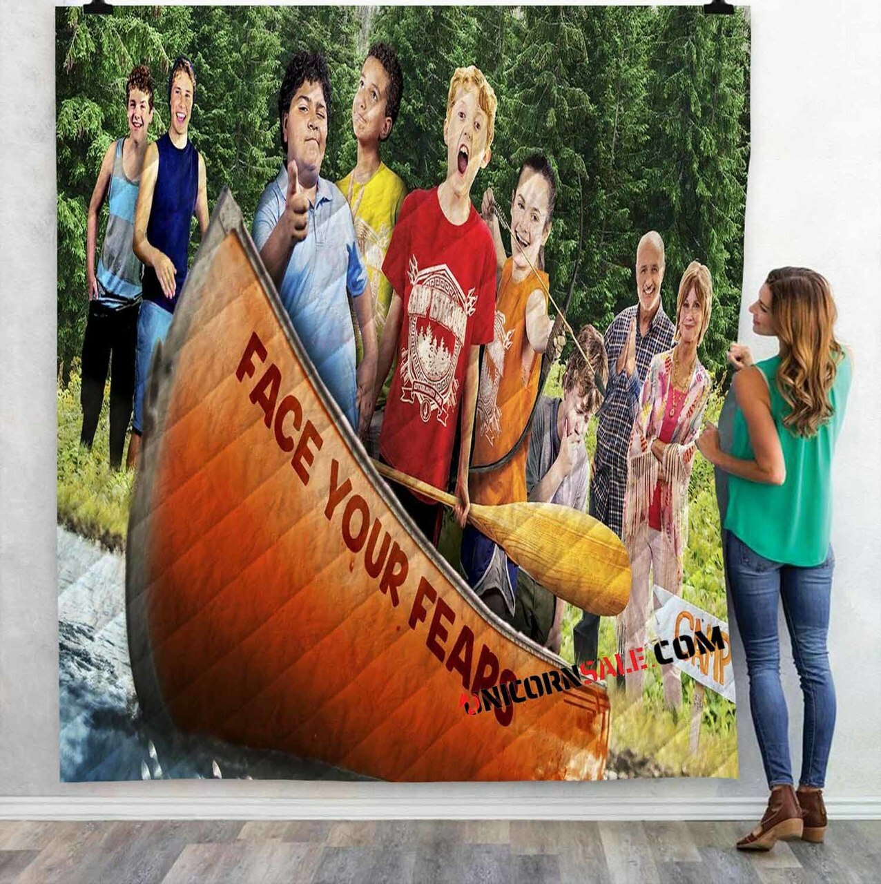 Movie Camp Cool Kids N 3D Customized Personalized Quilt Bedding Set Blanket