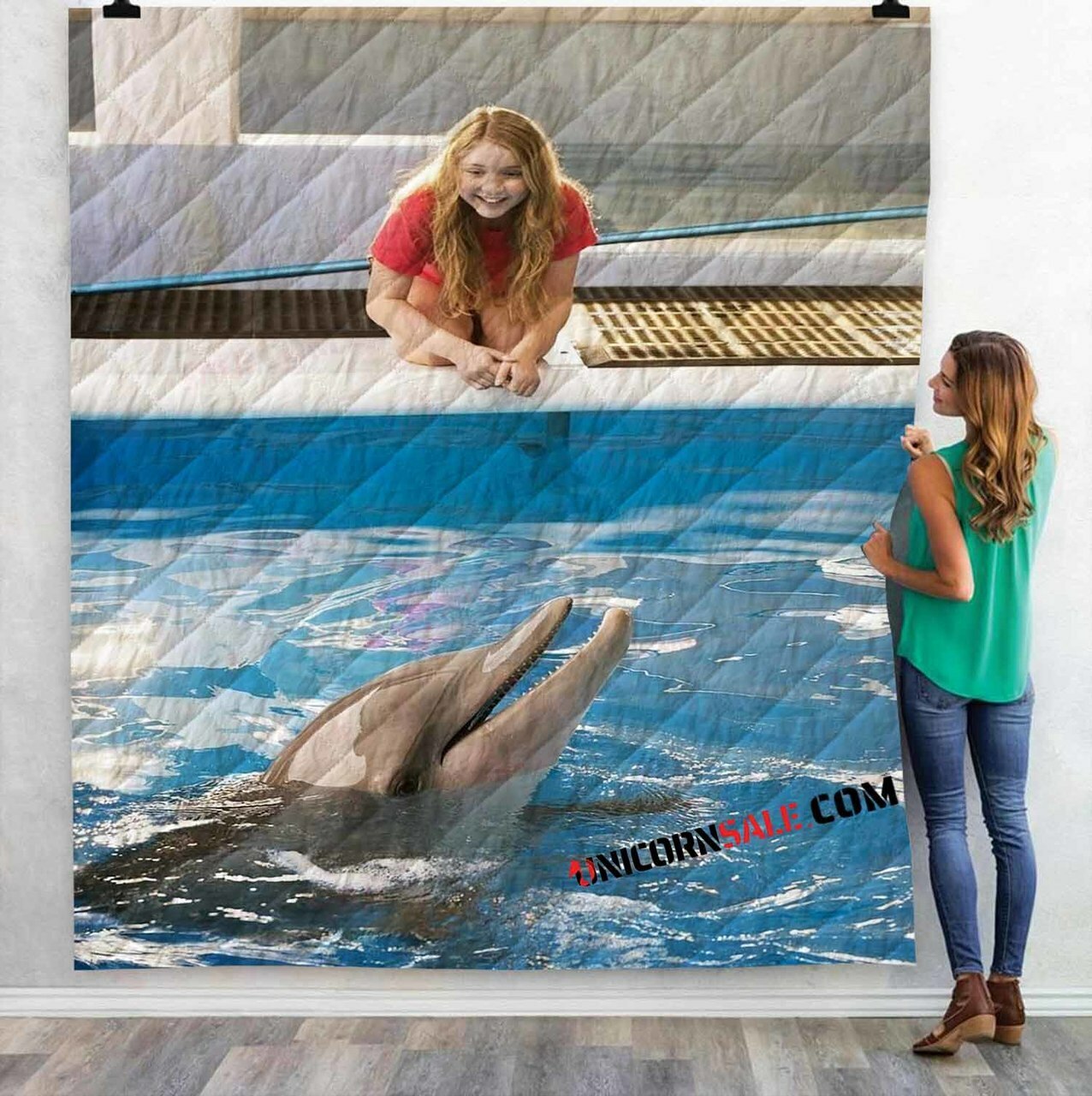 Movie Dolphin Tale 2 3D Customized Personalized Quilt Bedding Set Blanket