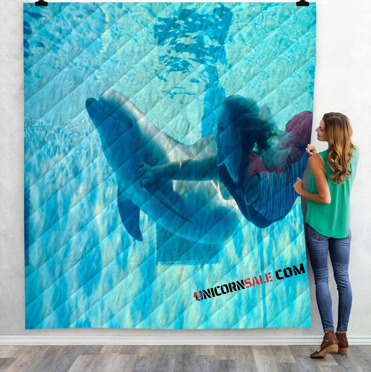 Movie Dolphin Tale 2 N 3D Customized Personalized Quilt Bedding Set Blanket