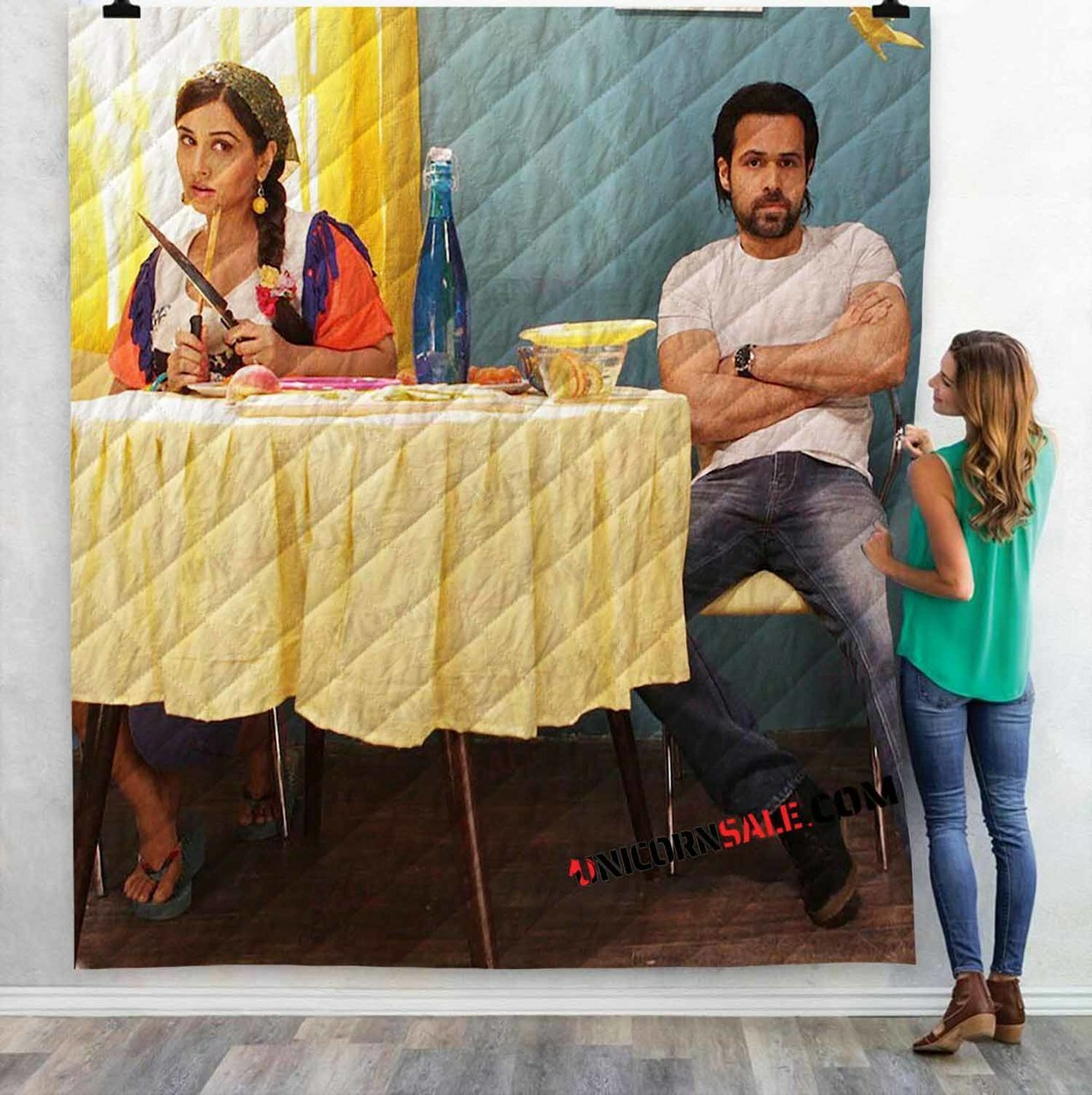 Movie Ghanchakkar V 3D Customized Personalized Quilt Bedding Set Blanket Bedroom Decor, Gifts for Family