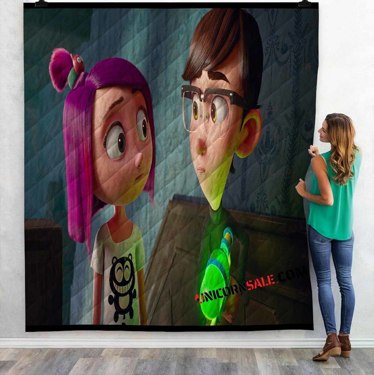 Movie Gnome Alone N 3D Customized Personalized Quilt Bedding Set Blanket Bedroom Decor, Gifts for Family