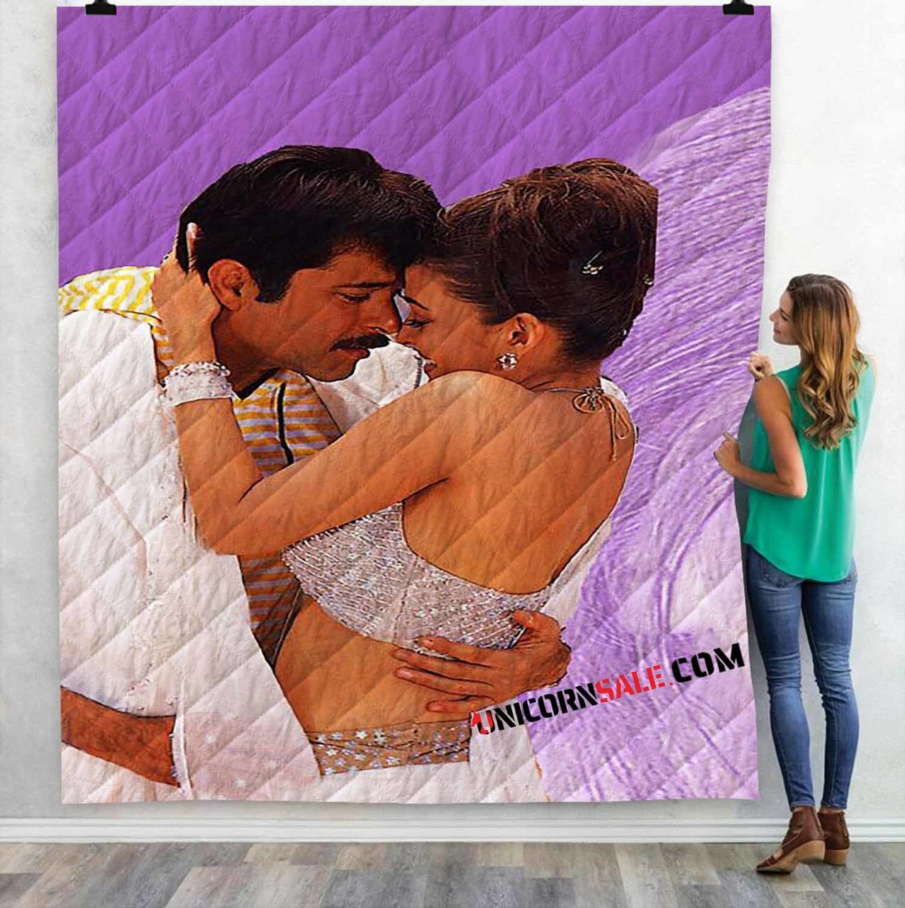 Movie Hamara Dil Aapke Paas Hai 3D Customized Personalized Quilt Bedding Set Blanket