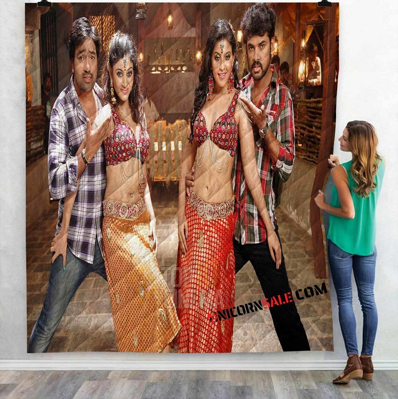 Movie Kalakalappu N 3D Customized Personalized Quilt Bedding Set Blanket Bedroom Decor, Gifts for Family