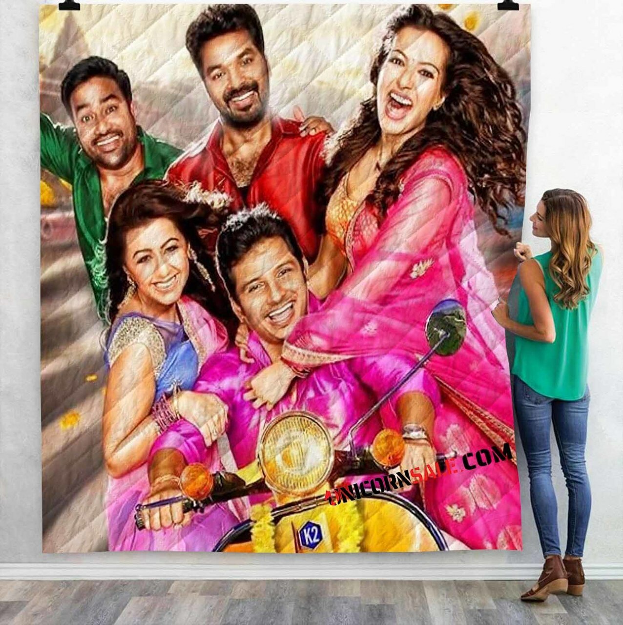 Movie Kalakalappu V 3D Customized Personalized Quilt Bedding Set Blanket Bedroom Decor, Gifts for Family