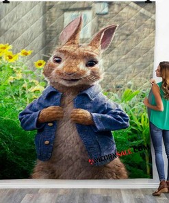 Movie Peter Rabbit 3D Customized Personalized Quilt Bedding Set Blanket Bedroom Decor, Gifts for Family