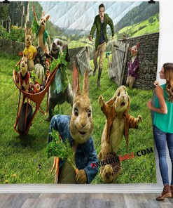 Movie Peter Rabbit N 3D Customized Personalized Quilt Bedding Set Blanket